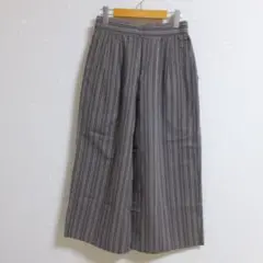 新品　CHARM BERRY TIC　ストライプ柄　ガウチョパンツ　FF22