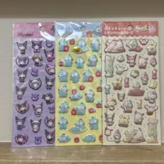 ダイソー ぷくっとシール 3枚セット