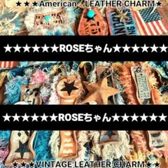 ★専用★ルート66入り★星　革タグ　キーホルダー　デニムリメイク　デニムチャーム