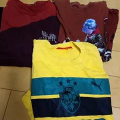 Puma ロゴ入り長袖カットソー　3セット