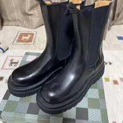 サイドゴアブーツ 厚底 ブラックのサムネイル