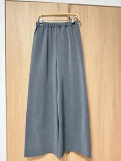 SHENERY【マイナス3キロ見え！】【名品パンツ】ダブルクロスワイドパンツ美品