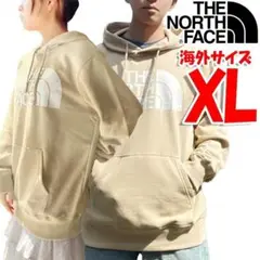 ノースフェイス パーカー メンズ 海外XL 日本3L相当 ベージュ HD