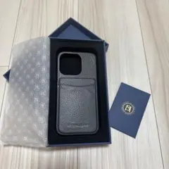 MAISON de SABRE iPhoneケース レザー ブラック 15pro