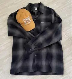 made in U.S.A. CalTop ネルシャツ ブラック M チェック
