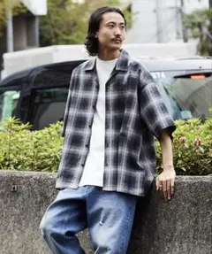 フリークスストア　オンブレ　ボードシャツ　シャツ　チェックのサムネイル