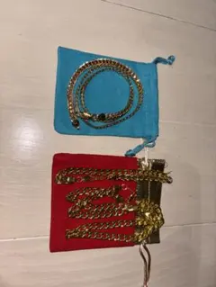 ゴールドチェーンネックレスセット　約58g