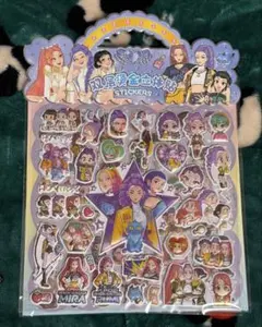 【新品・未開封】K-POP デーモンハンターズ　大容量ぷくぷくシール2枚組E♪