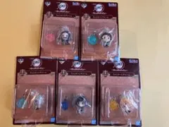 鬼滅の刃一番くじちょこのっこチャーム全5種　炭治郎　冨岡　善逸　伊之助　禰豆子