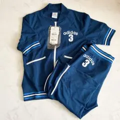 【新品未使用】adidas ジャージ上下セット レイクブルー