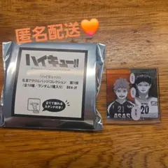 ハイキュー!! 日向翔陽・影山飛雄 名言アクリルバッジコレクション .