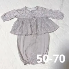 未使用　branshes 花柄ツーウェイオール　ロンパース　70cm 女の子