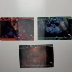 鬼滅の刃 名場面回顧カードチョコスナック４ No.8、10、12