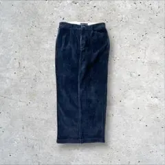 TOMMY HILFIGER古着太畝中畝コーデュロイパンツ紺ワンタック