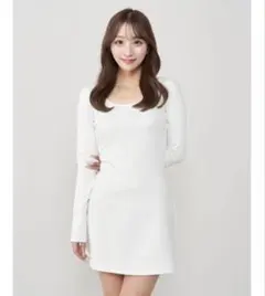 ダーリッチ シルエットカットミニワンピース　新品