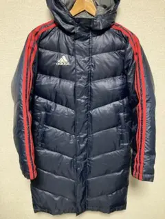 アディダス 150 ベンチコート ダウン フェザー adidas ネイビー