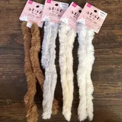 DAISO もこもこ・ふわふわモール 4色2セット 人気色　モール人形