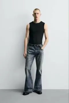 ZARA フレアデニム our