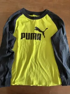 PUMA 長袖カットソー 140サイズ イエロー/ブラック