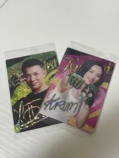 RIZINウエハース　くるみ&萩原京平セット