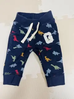 ベビーGAP 恐竜 裏起毛スウェットパンツ 6-12m