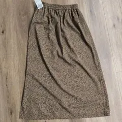 ジャーナルスタンダード ヒョウ柄キャメル色ロングスカート F 新品未使用