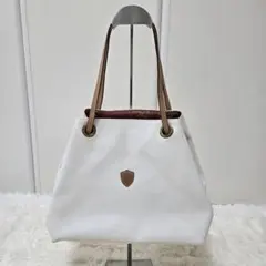 Felisi フェリージ 17-21 レザー トートバッグ ホワイト ブラウン