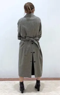 CLEARIMPRESSIONクリアインプレッション　チェックステンカラーコート