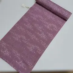 No.158 　正絹　小紋　山蚕入紋つづれ　薄い紫ピンク