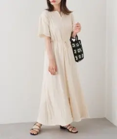 Kastane カットシャーリングワンピース