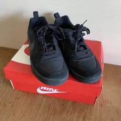 NIKE ナイキ コート バーロウ スニーカー 23.5 黒　美品