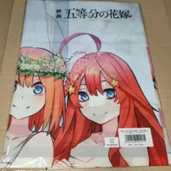 映画「五等分の花嫁　五等分の軌跡 EP」アニメイト限定セット B2 マルチクロス