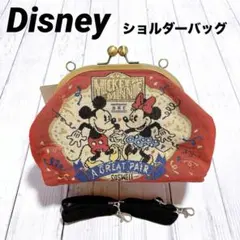 新品未使用　Disneyディズニー ミッキーミニー 　　がま口ショルダーバッグ