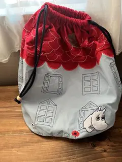 収納巾着　ムーミン 大きめムーミンやしき　新品