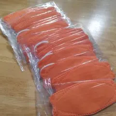 キッズ！オレンジ色マスク 20枚セット