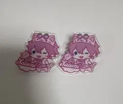 さとみさん アクリルバッジ 2個