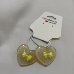 ハートのヘアゴム　No.9