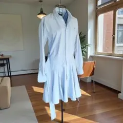 ポロラルフローレン オックスフォード　シャツワンピース ポニー刺繍