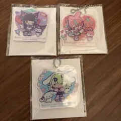 ゼンゼロ×サンリオキャラクターズ アクリルキーホルダー3個セット