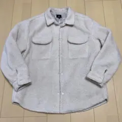 再値下げ　H&M REGULAR FIT モコモコ ジャケット クリーム色