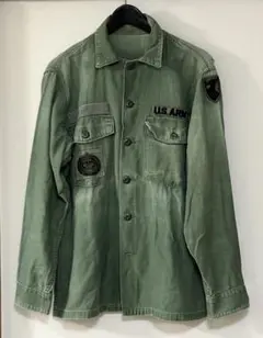 60s 実物 米軍OG-107 ユーティリティシャツ 3rd 14 1/2 筒袖 - メルカリ