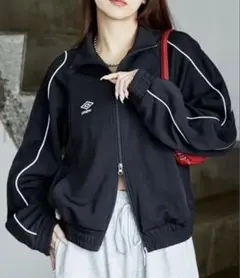 UMBRO × PUBLUXアンブロ パイピング ジャージー トラックジャケット