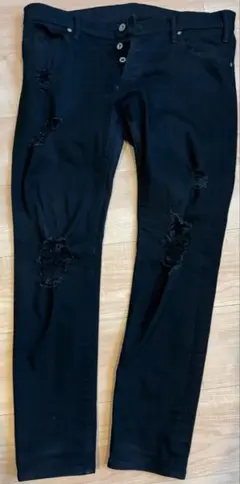 5351 POUR LES HOMMES ダメージ加工 スキニーパンツ