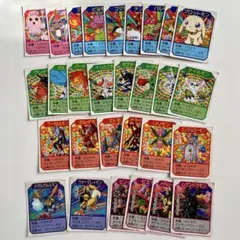 デジモンアドベンチャー バトルカードゲーム　テレビマガジン3月号付録 計29枚