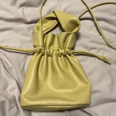 ローリーズファーム　イエロー ショルダーバッグ