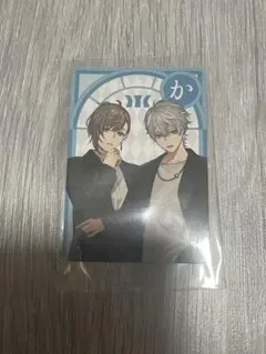 にじさんじ　かるた風ポストカード　ららぽーと横浜　葛葉　叶　クロノワール