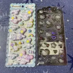 シナモロール　マシュマロシール　ハローキティ　ドロップジェリーシール