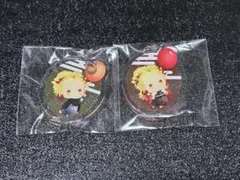 鬼滅の刃　煉獄杏寿郎　煉獄千寿郎　アクリルマスコット　2個セット