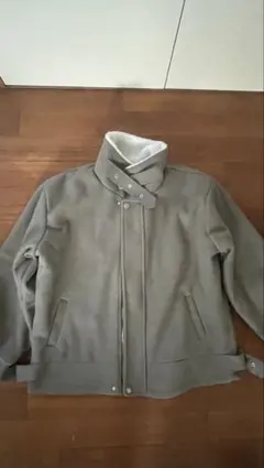 ビッグシルエット 裏ボア バルーンスリーブ コートジャケット