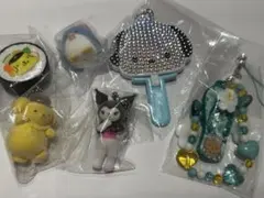 サンリオ　ガチャ　セット　ポチャッコ キラデコ ミニミラーチャーム